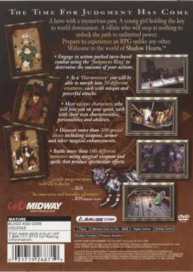 Shadow Hearts box cover back